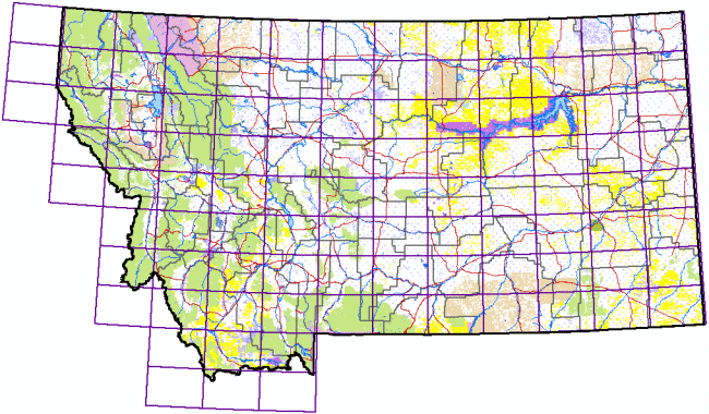 Public And Private Land Ownership Maps Home